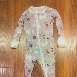 Adorable Animal Print Kids One Piece